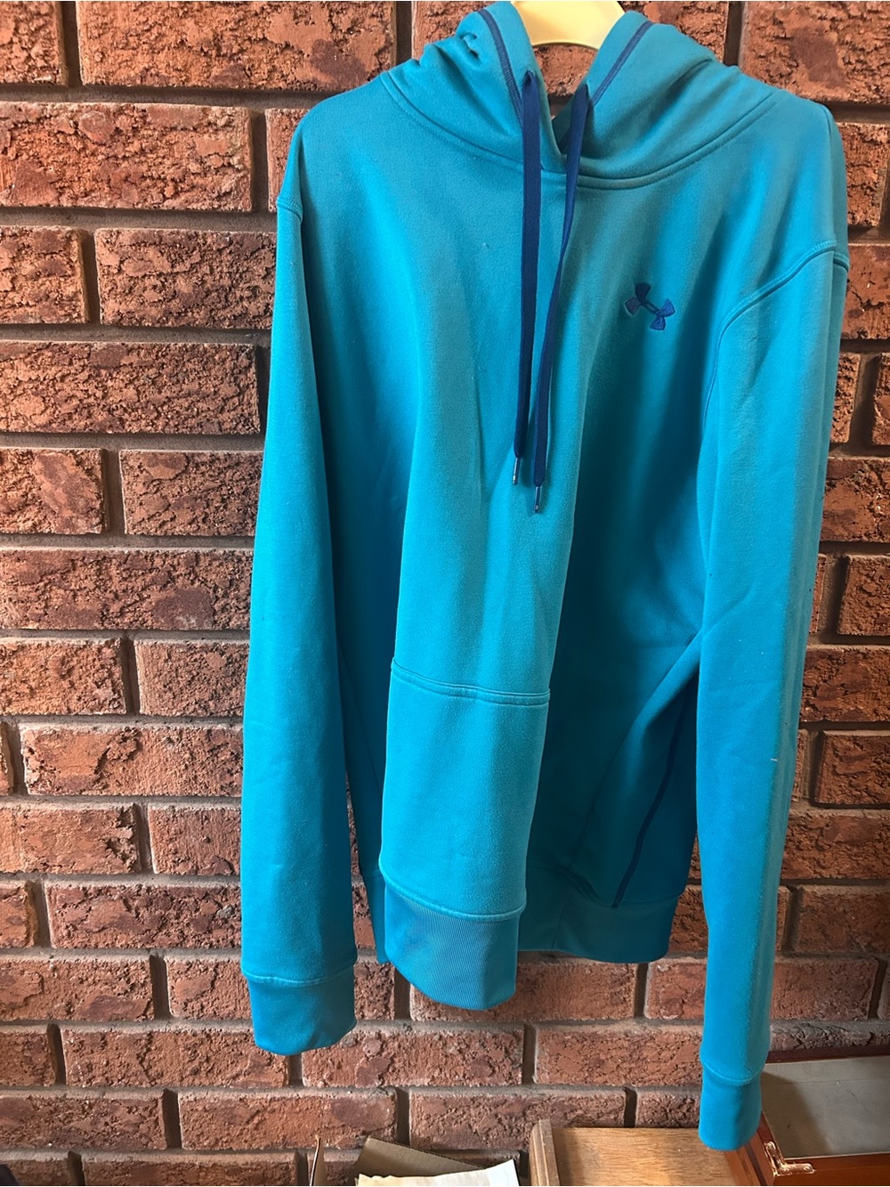 Under Armour Men's Teal Crewneck Hoodie